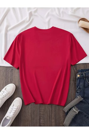 Unisex Kurdele Baskılı Tasarım Tshirt