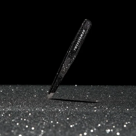 Tweezerman Slant Tweezer Dusted Onyx - Işıltılı Siyah Oniks Cımbız