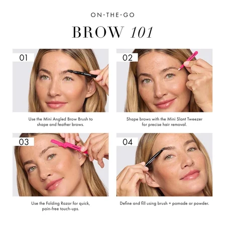 Tweezerman Mini Brow Rescue Kit - Mini Kaş Bakım Seti