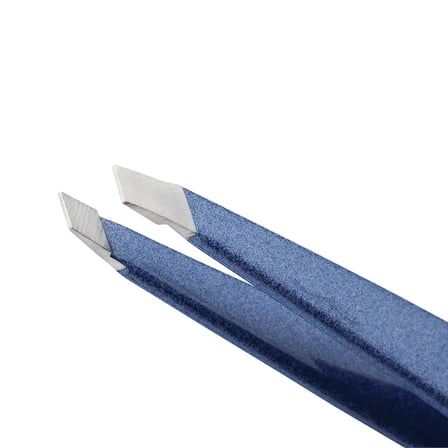 Tweezerman Slant Tweezer Granite Sky - Işıltılı Mavi Cımbız