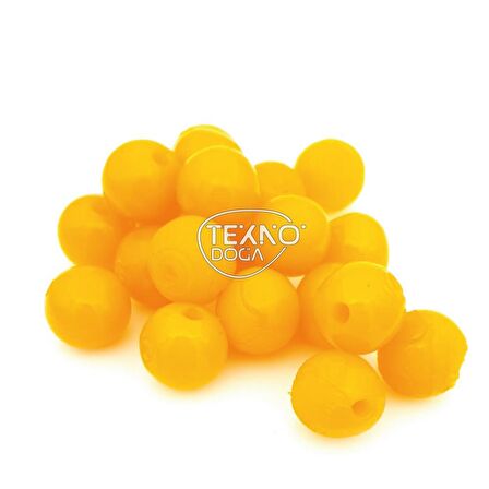 EFFE Silikon Boncuk Yem Mısır Aromalı 1.3cm Suni Sazan Yemi 20'li