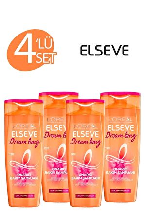 Elseve Dream Long Onarıcı Bakım Şampuanı 360ML 4lü Set