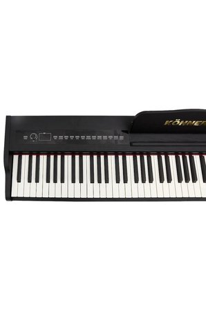 KÖHNER SLP-225 BK Dijital Konsol Piyano, Bluetooth, Tuş Hassasiyeti, 88 Tuşlu (KULAKLIK VE TABURE)