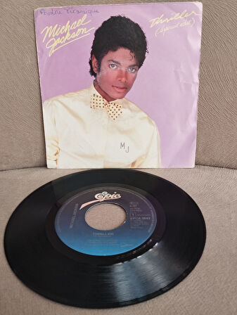 Michael Jackson – Thriller - 1982  Hollanda Basım 45 Lik Plak