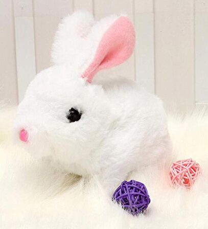 Yürüyen, Sesli Hareketli Sevimli Peluş Bunny Tavşan - Sweet Bunny
