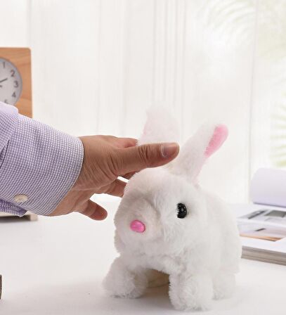Yürüyen, Sesli Hareketli Sevimli Peluş Bunny Tavşan - Sweet Bunny