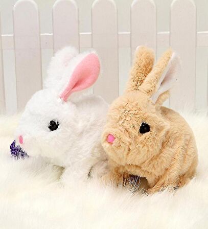 Yürüyen, Sesli Hareketli Sevimli Peluş Bunny Tavşan - Sweet Bunny
