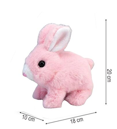 Yürüyen, Sesli Hareketli Sevimli Peluş Bunny Tavşan - Sweet Bunny