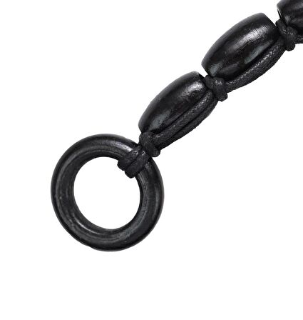 Boncuklu Çanta Sapı AS01 Siyah