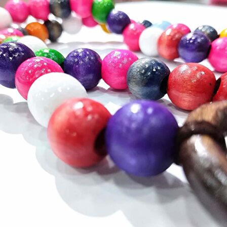 Boncuklu Çanta Sapı AS01 Rengarenk