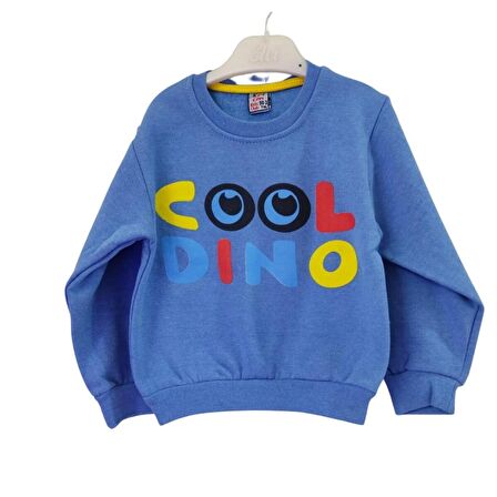 KESKİN COOL DİNO BASKILI ŞARDONLU ERKEK ÇOCUK SWEAT