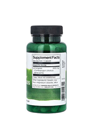 Full Spectrum Lemongrass, 400 mg, 60 Capsules