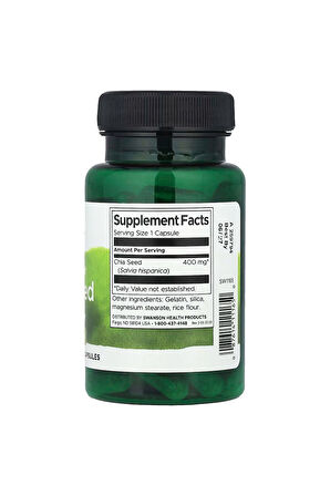  Full Spectrum® Chia Tohumu, 400 mg, 60 Kapsül