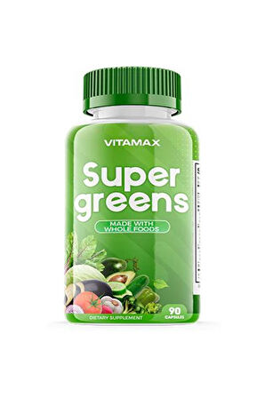 Super Greens  90 Kapsül ( Yeşillikler)