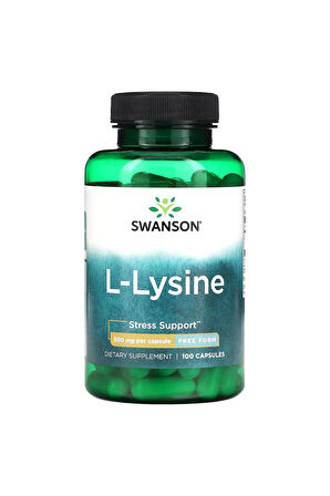 L-Lysine 500 mg 100 Kapsülusa menşei.dmmedicine'den