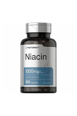 Niacin 1000 mg 100 Kapsül.usa menşei.dmmedicine'den