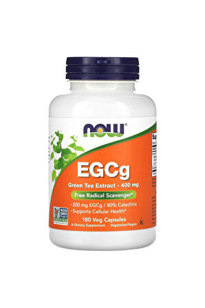 EGCg, Yeşil Çay Ekstresi, 400 mg, 180 Veg.Kapsül.usa menşei.dmmedicine'den