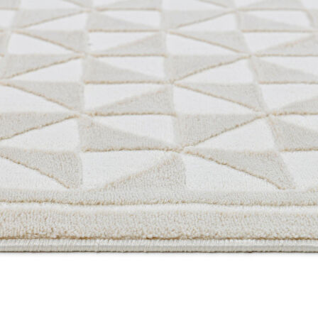 Latte Krem Yumuşak Peluş Dokuma Halı Yolluk Çocuk Odası Oturma Odası Salon Mutfak Halısı Y485A_WR26