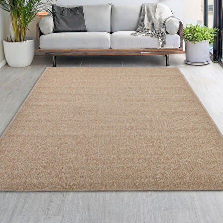 Avanos Modern Sisal Jüt Toz Vermez Balkon Bahçe Mutfak Dokuma Halı Kilim