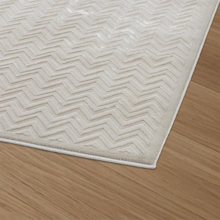 Matcha Yumuşak Peluş Dokulu Bej Çocuk Odası Oturma Odası Salon Mutfak Halısı K072A_FL26