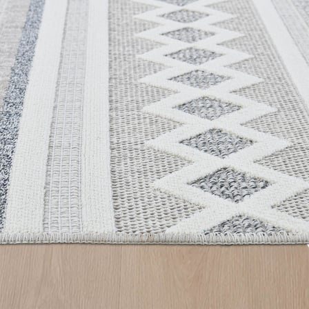 Nature Pamuk 30° Yıkanabilir Halı Modern Kilim Oturma Odası Salon Mutfak Balkon Yolluk Halısı C102A