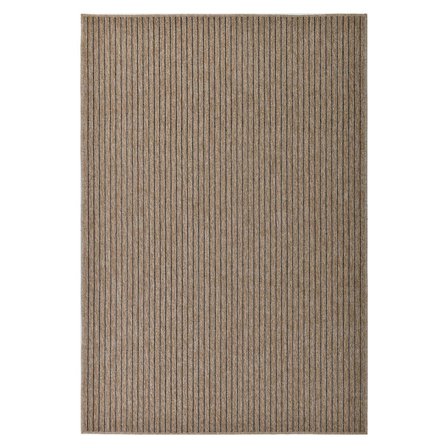 Avanos Modern Kahve Hasır Dokuma Jüt Sisal Kilim Yıkanabilir Balkon Bahçe Mutfak Halı 8042A