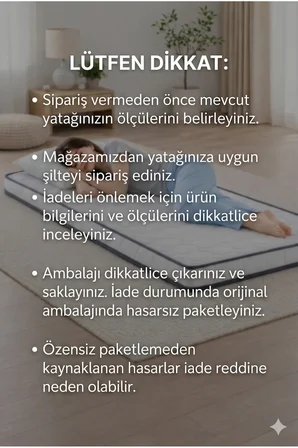Artex Nano 5cm Sünger Şilte 180x200 Ped Yatak Şiltesi Pedi Topper Katlanabilir Katlanır