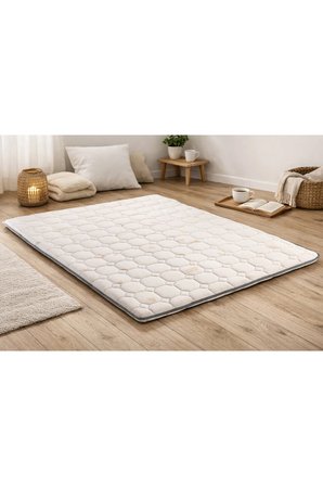 Artex Cotton 5cm Sünger Şilte 90x190 Ped Yatak Şiltesi Pedi Topper Katlanabilir Katlanır