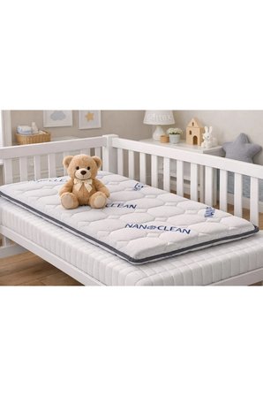 Artex 5Cm Nano Süngerli Bebek Çocuk Beşik Yatağı 70x110 Park Yatak Oyun Parkı Yatağı
