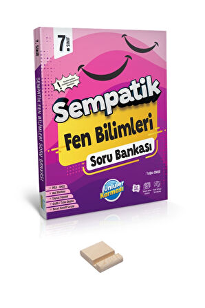 7. Sınıf Sempatik Fen Bilimleri Soru Bankası ve Telefon Tutucu