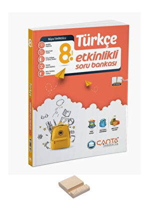 LGS 8. Sınıf Etkinlikli Kazanım Türkçe Soru Bankası ve Telefon Tutucu