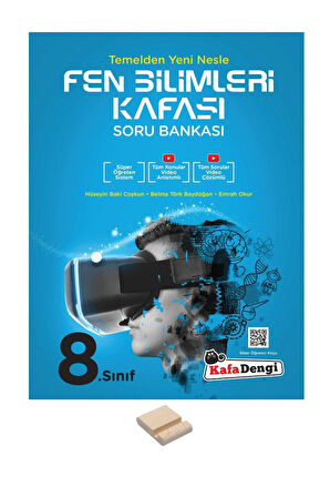 LGS 8.Sınıf Fen Bilimleri Kafası Soru Bankası ve Telefon Standı