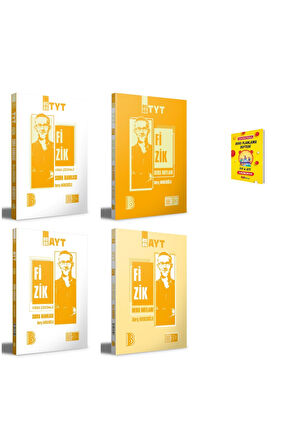 TYT-AYT Fizik Video Çözümlü Soru Bankası ve Ders Notları 4lü Set