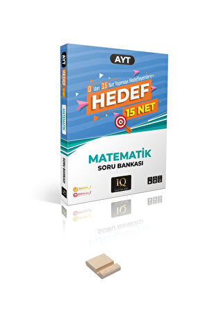 AYT Hedef 15 Net Matematik Soru Bankası ve Telefon Tutucu