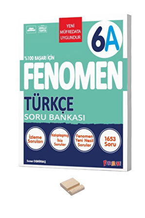 6. Sınıf Türkçe (A) Soru Bankası ve Telefon Standı