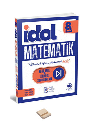 LGS 8. Sınıf İdol Matematik Konu Özetli Etkinlikli Soru Bankası ve Telefon Tutucu