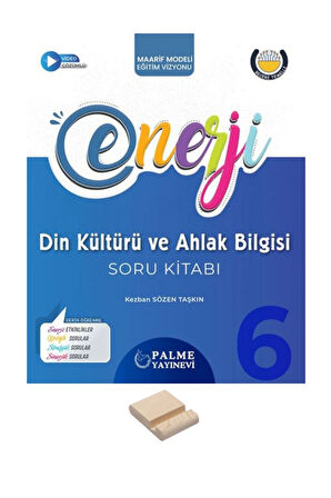 6. Sınıf Din Kültürü Soru Kitabı ve Telefon Tutucu
