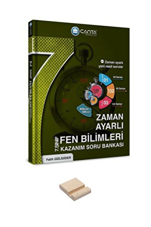 7. Sınıf Fen Bilimleri Zaman Ayarlı Kazanım Soru Bankası ve Telefon Tutucu