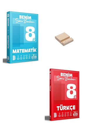 LGS 8. Sınıf Benim Hocam Matematik ve Türkçe Soru Bankam + Telefon Standı