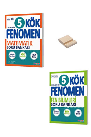 5. Sınıf KÖK Matematik ve Fen Bilimleri Soru Bankası + Telefon Standı