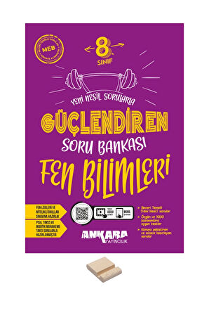 LGS 8. Sınıf Fen Bilimleri Güçlendiren Soru Bankası ve Telefon Standı