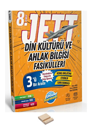 LGS 8. Sınıf Jett Din Kültürü Fasikülleri ve Telefon Standı