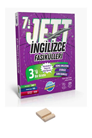 7. Sınıf JETT İngilizce Fasikülleri ve Telefon Tutucu