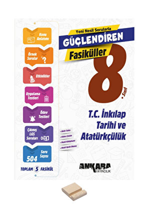 LGS 8. Sınıf Güçlendiren İnkılap Tarihi Atatürkçülük Fasiküller ve Telefon Tutucu