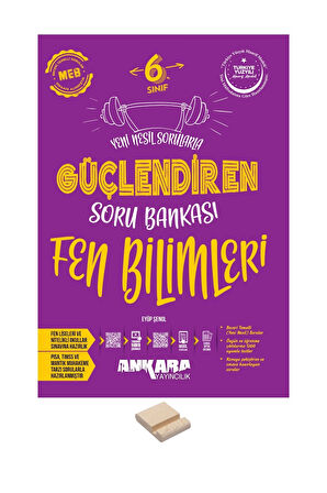 6. Sınıf Güçlendiren Fen Bilimleri Soru Bankası ve Telefon Standı