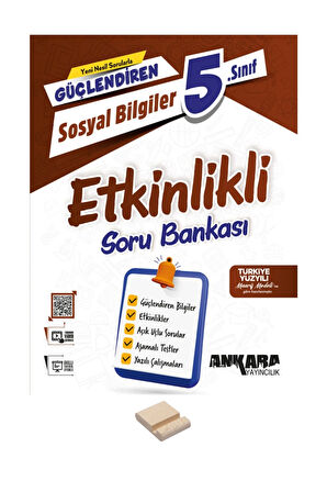 5.Sınıf Güçlendiren Sosyal Bilgiler Etkinlikli Soru Bankası ve Telefon Standı