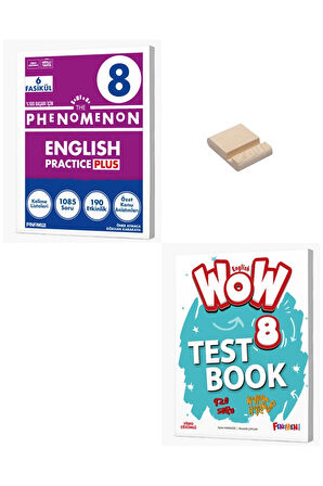 LGS 8. Sınıf English Practice Plus ve Wow Test Book + Telefon Standı