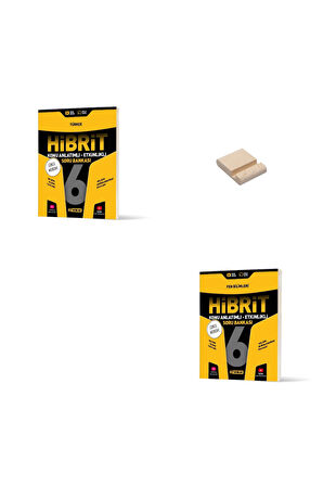 6. Sınıf Türkçe ve Fen Bilimleri Hibrit Etkinlikli Soru Bankası + Telefon Standı