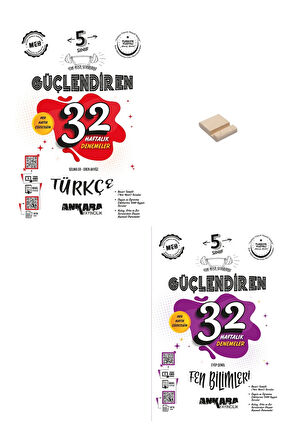 5. Sınıf Güçlendiren Türkçe ve Fen Bilimleri Denemeleri