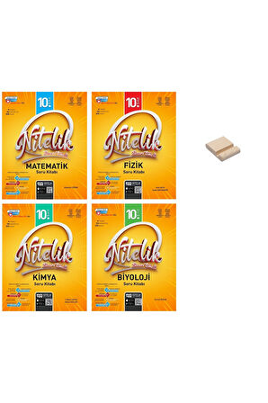 10. Sınıf Beceri Temelli Matematik Fizik Kimya ve Biyoloji Soru Bankası 4lü Set